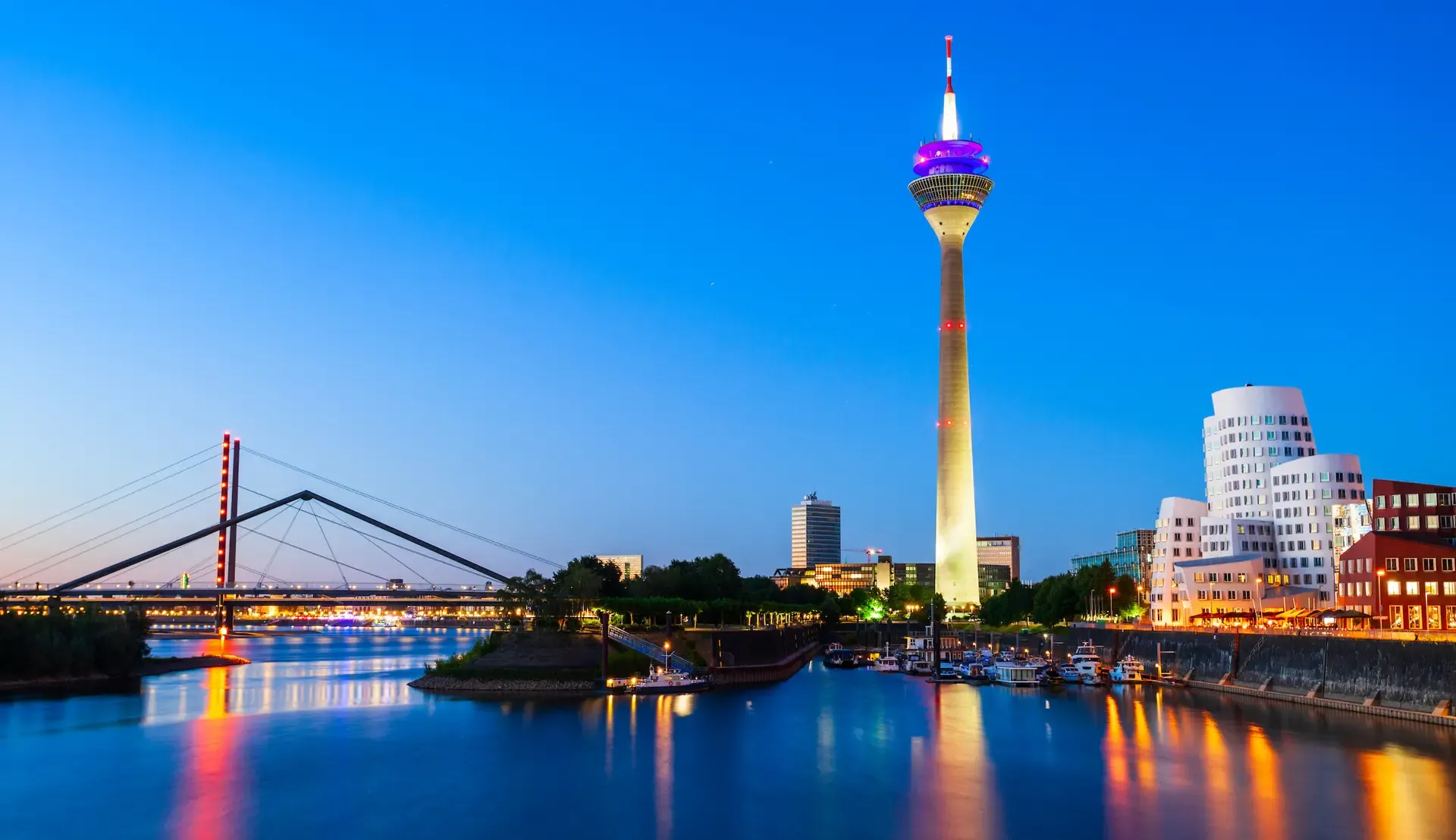 Düsseldorf látképe