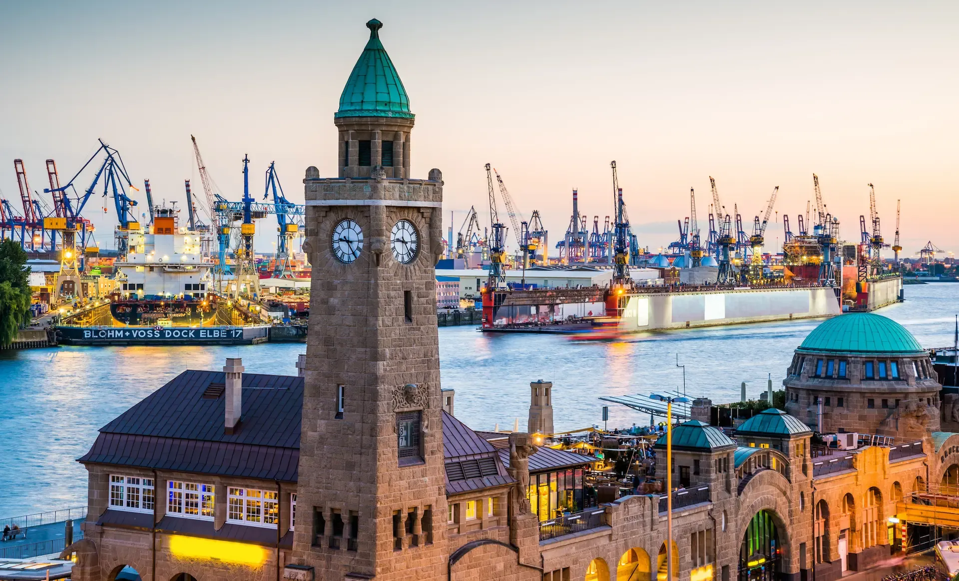 Hamburg látképe