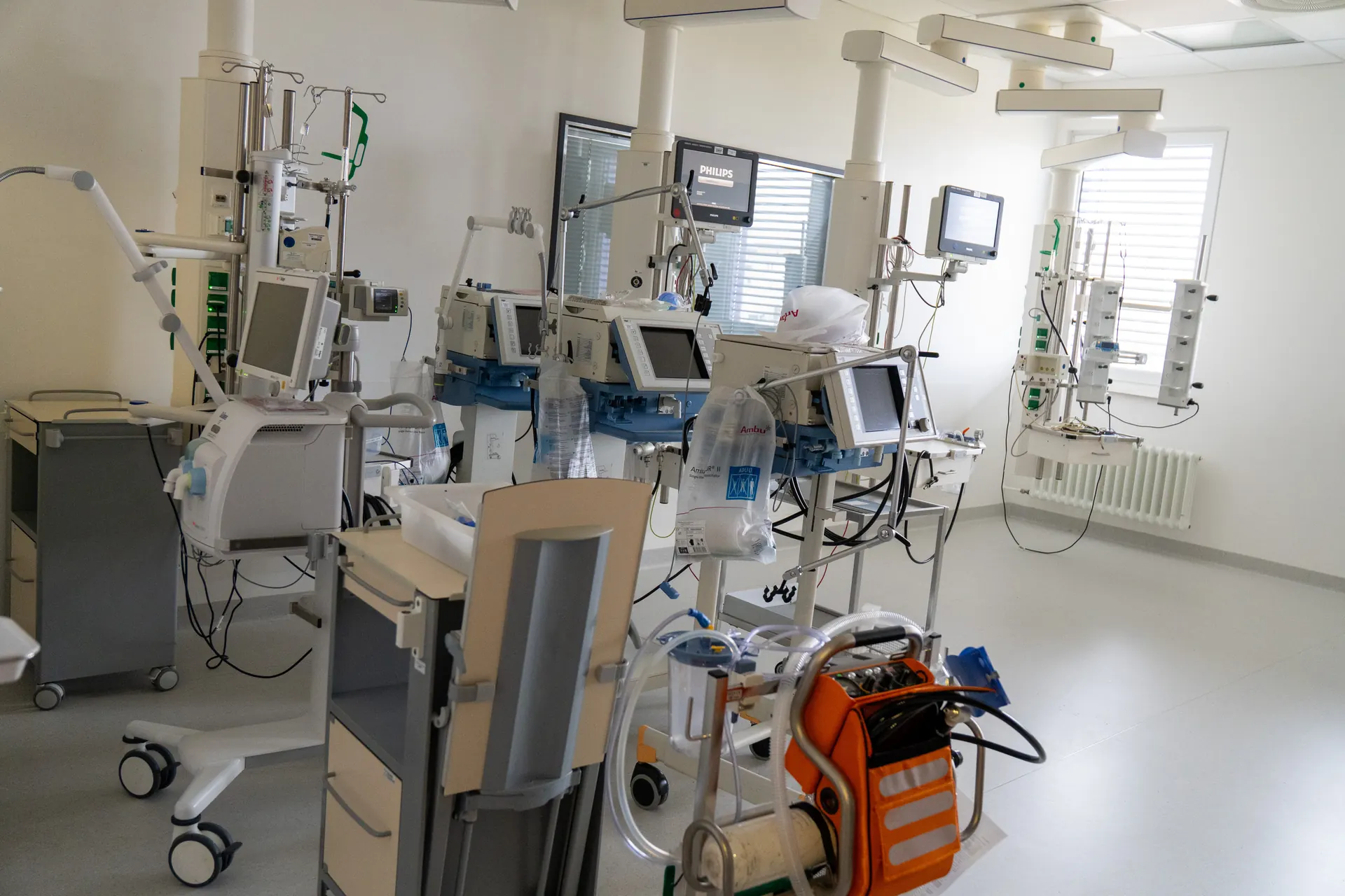Überwachigsplätz mit Monitor i de Weight Doctors® Nationalklinik