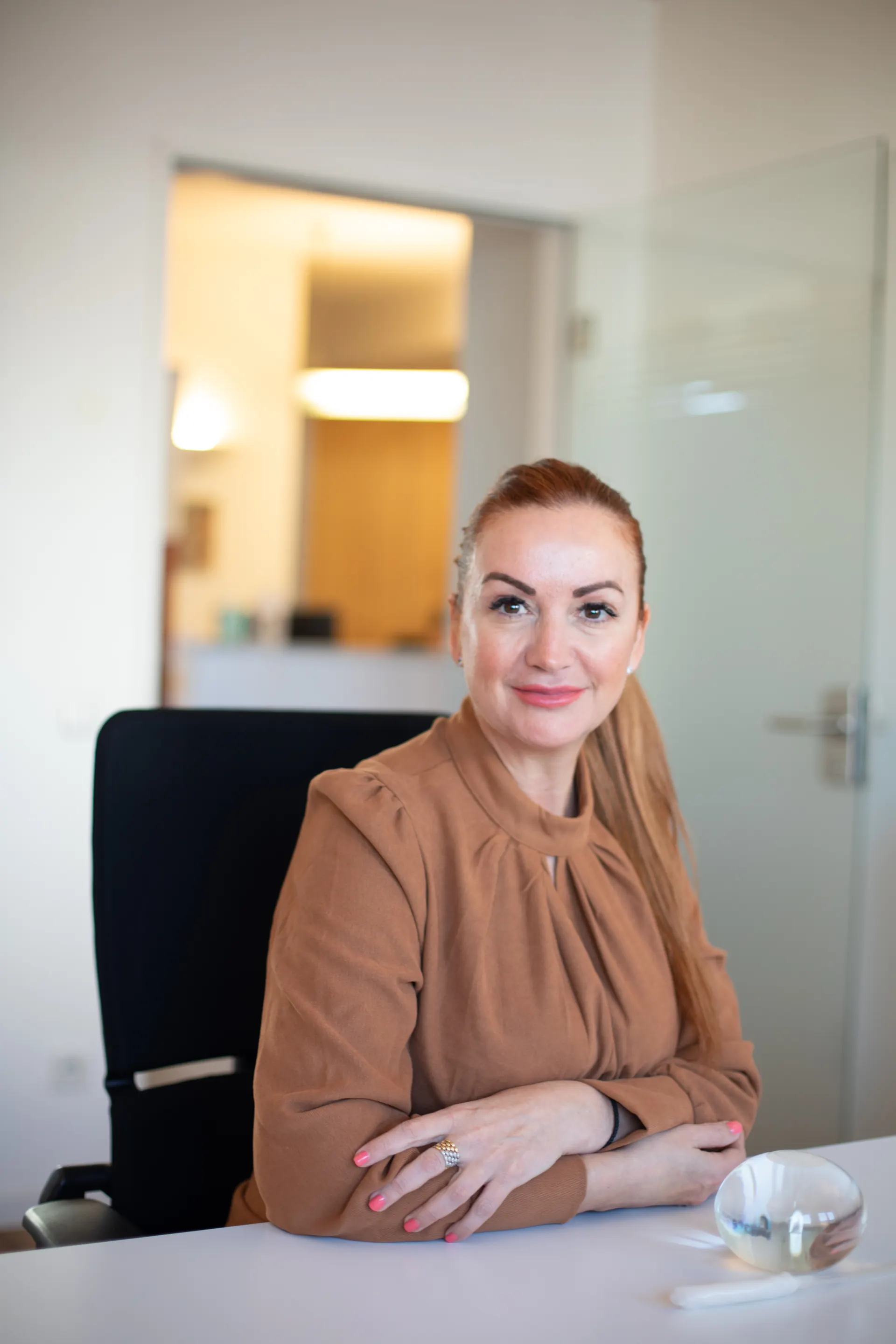 Consulente di Weight Doctors® alla scrivania
