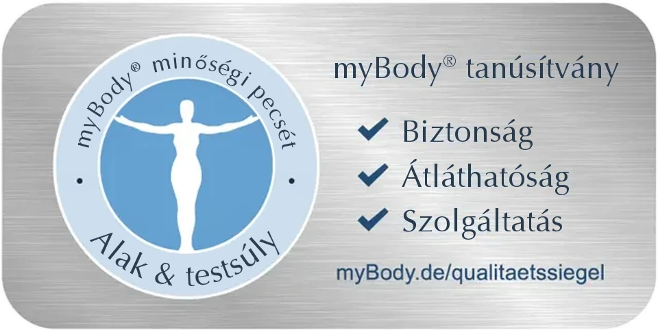 myBody® tanúsítvány Alak és testsúly